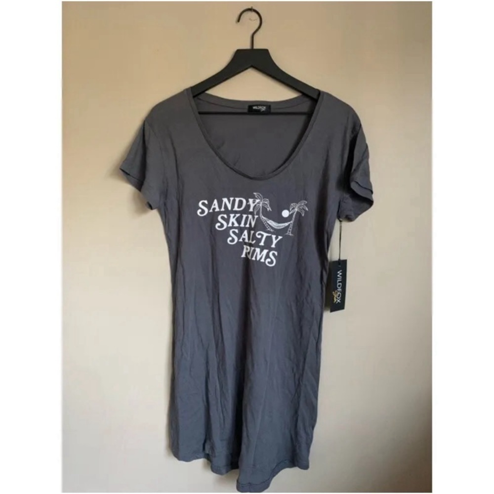 NEW WILDFOX SUN ‘Salty Skin Sandy Rims’ Beach Dress